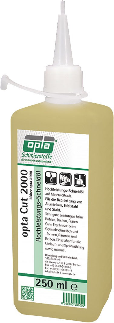 OPTA Hochleistungsschneidöl Cut 2000 250 ml Spritzflasche – 10er Pack für Edelstahl, Stahl & Aluminium