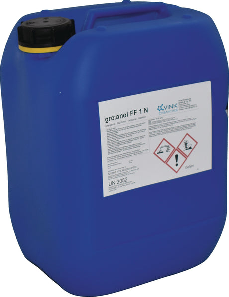 OPTA Systemreiniger grotanol FF 1 N 10 l Kanister – mikrobiozider Reiniger für Kreislaufsysteme
