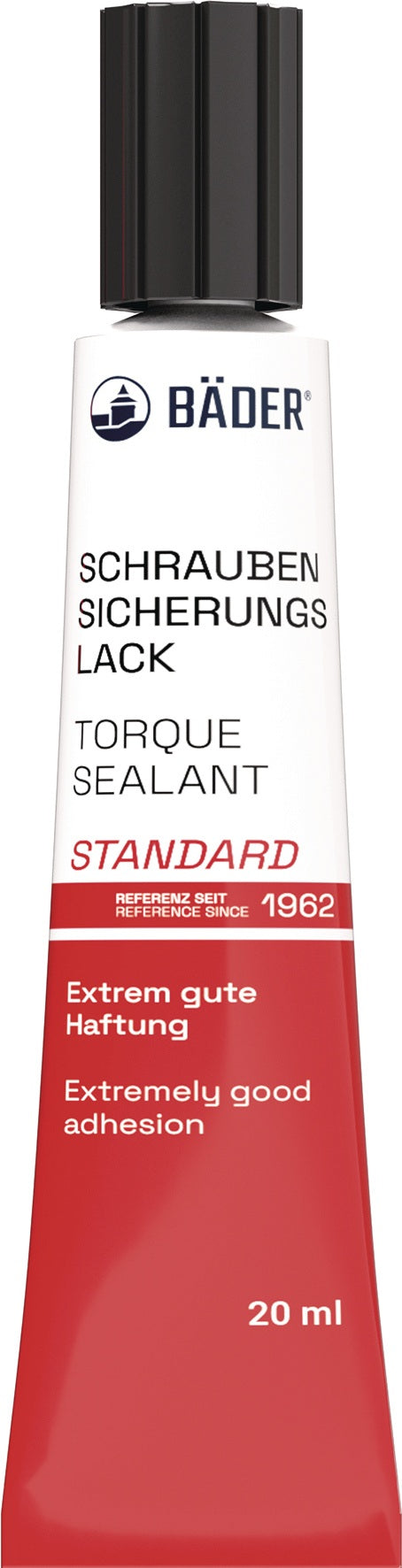 BÄDER Schraubensicherungslack Standard weiß 20 ml Tube – 10 Stück
