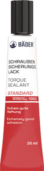 BÄDER Schraubensicherungslack Standard weiß 20 ml Tube – 10 Stück