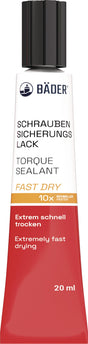 BÄDER Schraubensicherungslack Fast Dry gelb 20 ml Tube – 10 Stück