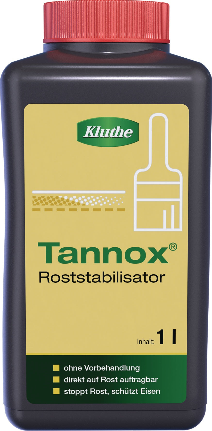 KLUTHE Roststabilisator Tannox® 250 ml Flasche – Stoppt Rost und schützt Eisen- und Stahlteile