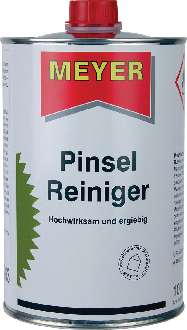 MEYER Pinselreiniger 1l Dose – wasserklar, geruchsarm, löst Farben & Lacke