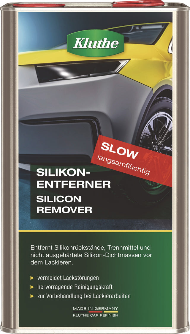 KLUTHE Silikonentferner SLOW flüssig 5l Kanister – langsamflüchtig für rückstandsfreie Untergründe
