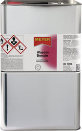 MEYER Waschbenzin 1 l Flasche – Reiniger für Fett und Schmutz, 6er-Pack