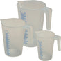 MATO Messbecher-Set 3-teilig PP 0,5/1/2 l – Flüssigkeitsmessbecher Typ J