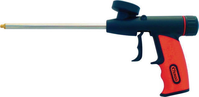 IRION Ergo X7 1K-Montagepistole für PU-Pistolenschäume – Kunststoff, Metallabzug, Messingdosierspitze