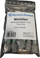MARSTON Statikmischer für Doppelspritzen 25g & 50g – 10 Stück Kunststoff