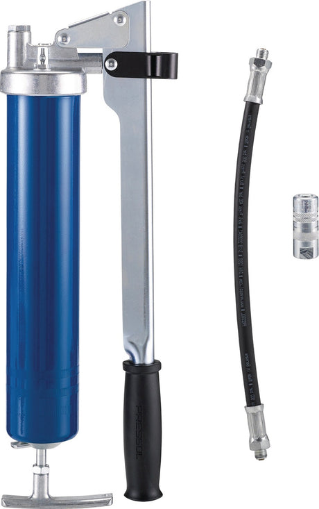 PRESSOL Handhebelfettpresse PRELIxx PRO für 400 g Kartuschen & loses Fett, 500 cm³