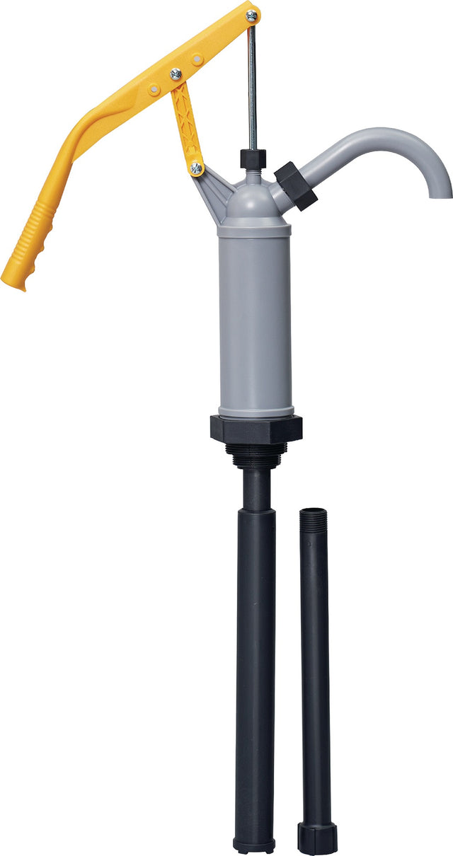 REILANG Handhebel Fasspumpe PP mit Teleskopsaugrohr 400-900 mm, 16 l/min für Diesel, Heizöl & Kerosin