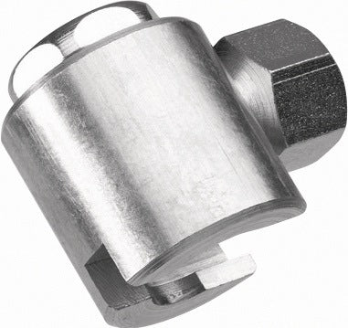 UMETA Schiebekupplung M10x1, seitlich M1 Ø 16 mm für Flachkopfschmiernippel
