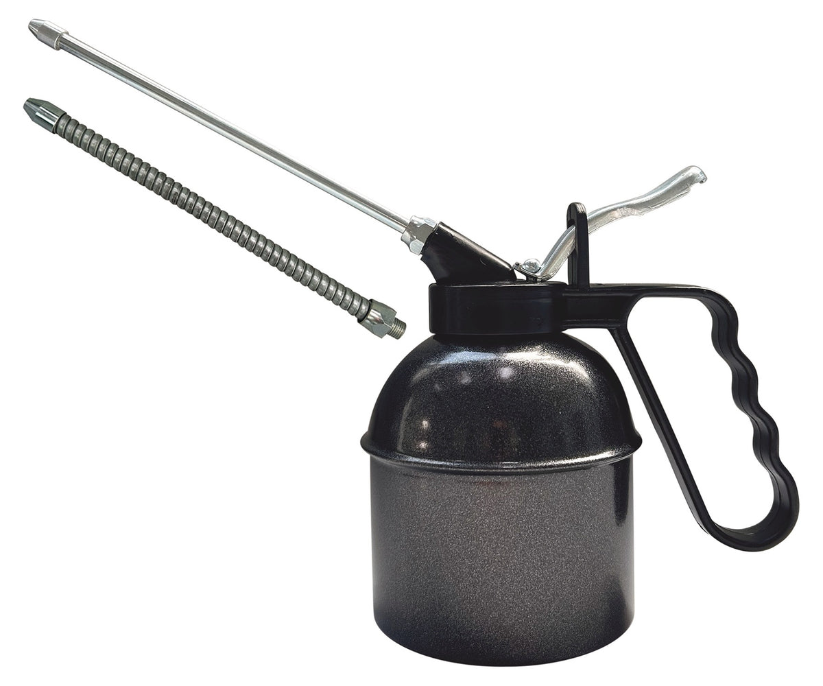 SAMOA HALLBAUER Spritzöler MSM 300 Metall 300 ml anthrazit-grau mit Messingpumpe