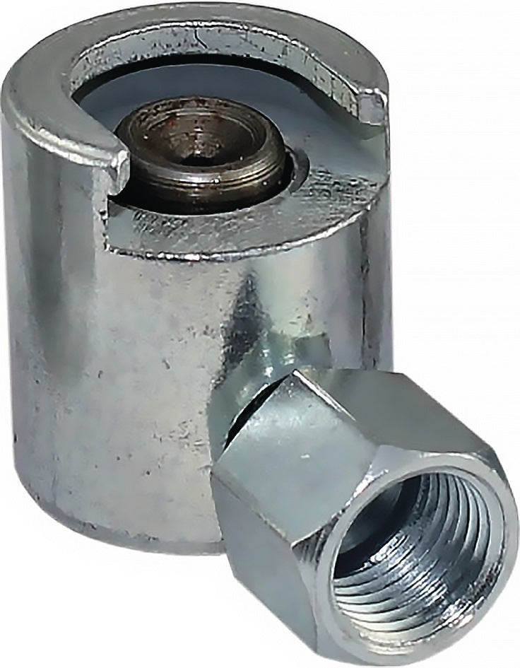 SAMOA HALLBAUER Schiebekupplung M10x1, seitl. M1 Ø 16 mm für Flachkopfschmiernippel