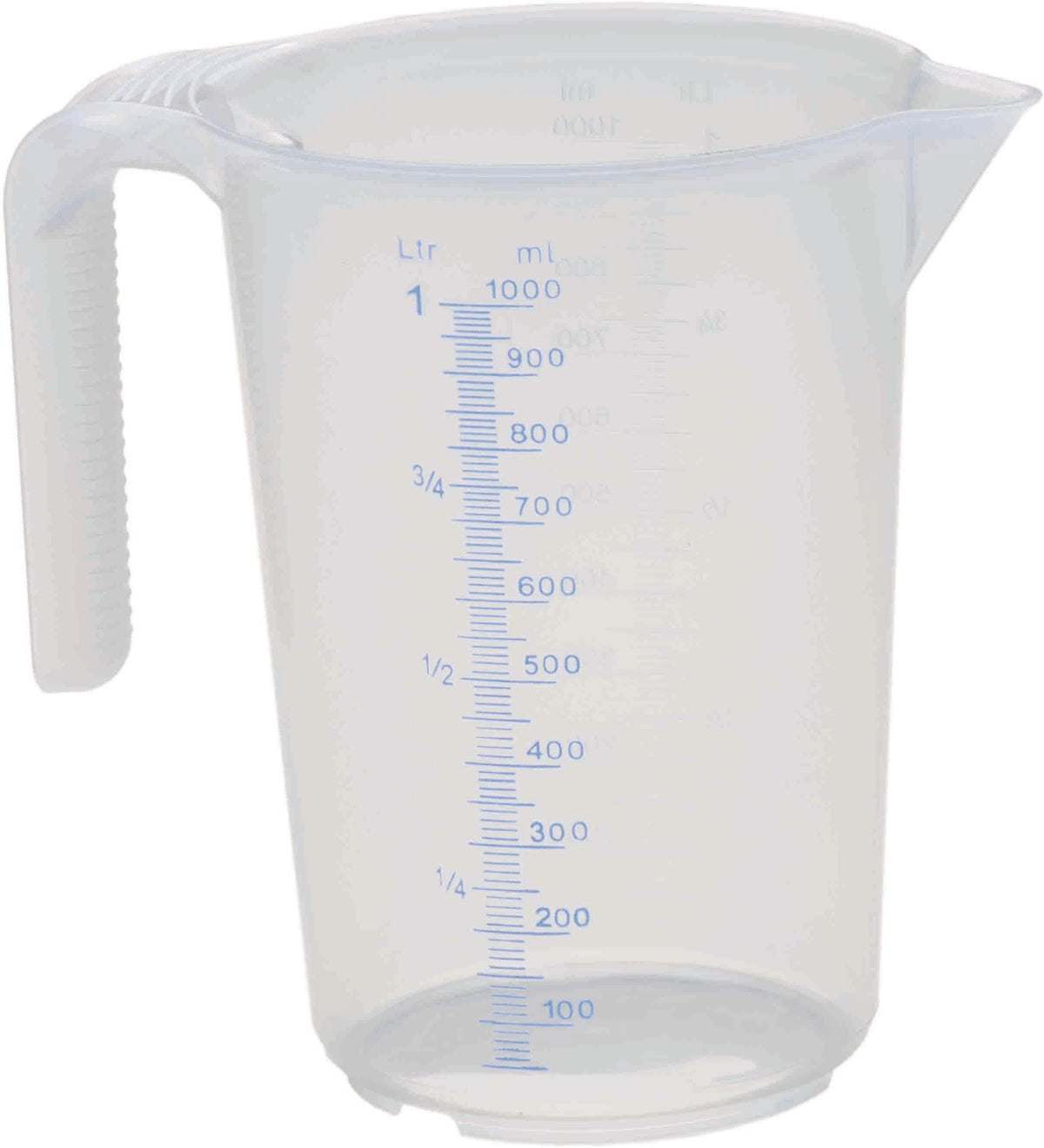 MAX4CAR Messbecher 0,5l PP – Transparent, mit 2 Skalen, temperaturbeständig