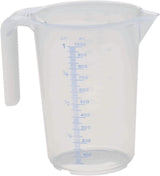 MAX4CAR Messbecher 0,5l PP – Transparent, mit 2 Skalen, temperaturbeständig