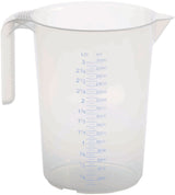 MAX4CAR Messbecher 0,5l PP – Transparent, mit 2 Skalen, temperaturbeständig
