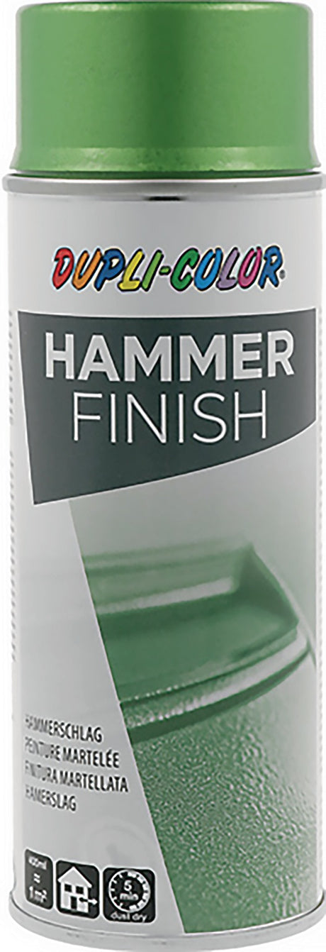 DUPLI-COLOR Metallschutzlack Hammerschlag silber 400 ml – 6er-Pack Spraydosen