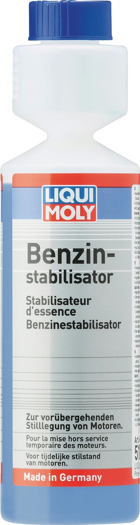 Benzinstabilisator 250 ml Dosierflasche LIQUI MOLY – 6er-Pack, schützt Kraftstoff vor Alterung
