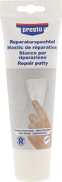 PRESTO Reparaturspachtel weiß 225 ml Tube – gebrauchsfertige Spachtelmasse für Innenräume