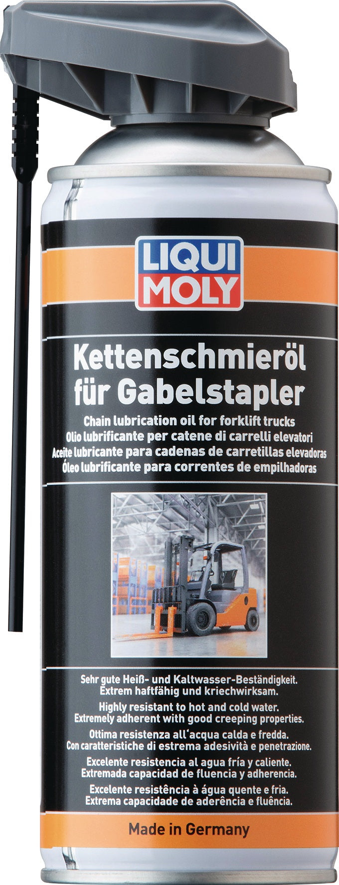 LIQUI MOLY Kettenschmieröl 400 ml Spraydose – 6er-Pack für Gabelstapler & Industrieketten