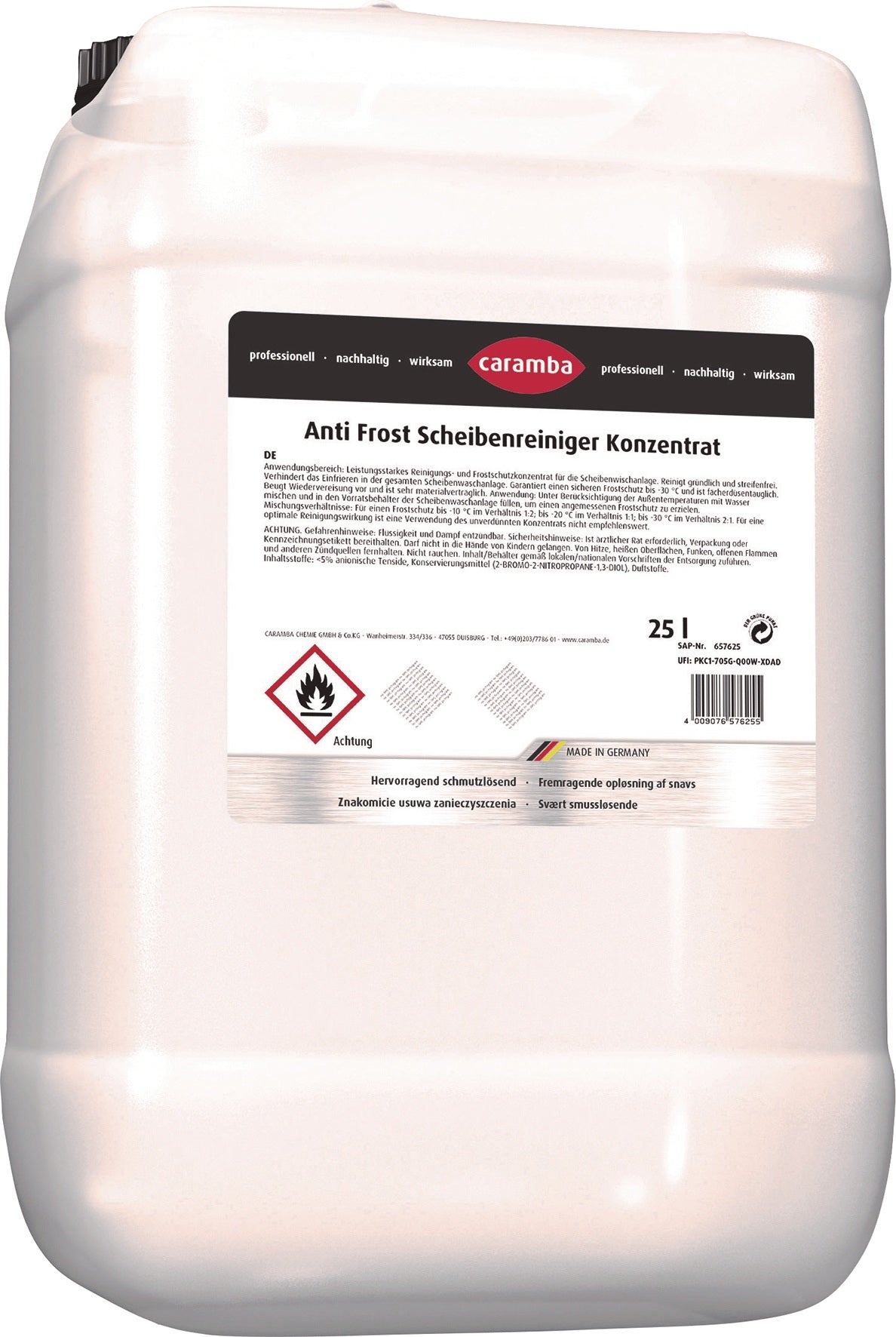 CARAMBA Scheibenreiniger Anti Frost Konzentrat bis -50 °C, 25 l Kanister