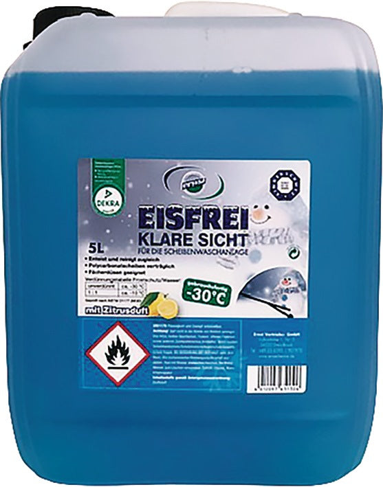 ERNST Scheibenreiniger mit Frostschutz bis -30°C, 5 l Stapelkanister, gebrauchsfertig