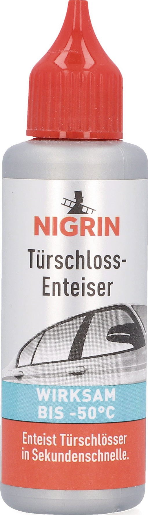 NIGRIN Türschlossenteiser 2x50ml Spritzflasche – Wirksam bis -50 °C, 16er Pack