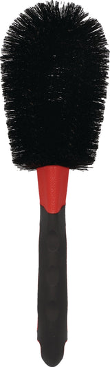 NIGRIN Felgen-Reinigungsbürste rot/schwarz – 6er-Pack, schonende Reinigung für Stahl- und Alufelgen