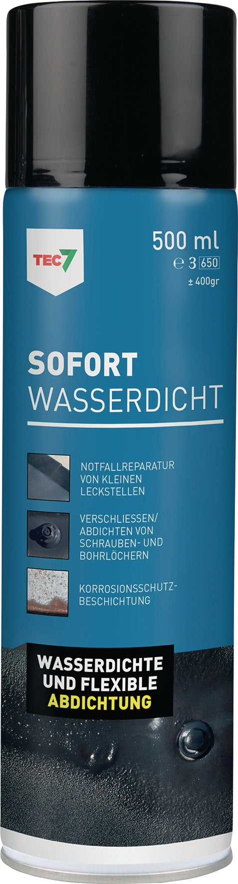 TEC7 Abdichtspray Sofort Wasserdicht WP7-201 500 ml Spraydose – 12 Stück