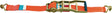 DOLEZYCH Zurrgurt DIN EN 12195-2, 8 m x 50 mm, mit Langhebelratsche und Spitzhaken, LC 5000 daN