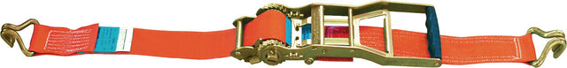 DOLEZYCH Zurrgurt DIN EN 12195-2, 8 m x 50 mm, mit Langhebelratsche und Spitzhaken, LC 5000 daN