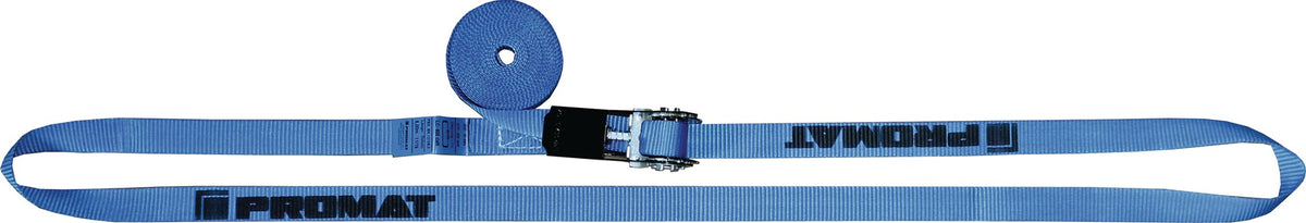 PROMAT Zurrgurt DIN EN 12195-2, 3 m x 25 mm, mit Klemmschloss, LC 250 daN