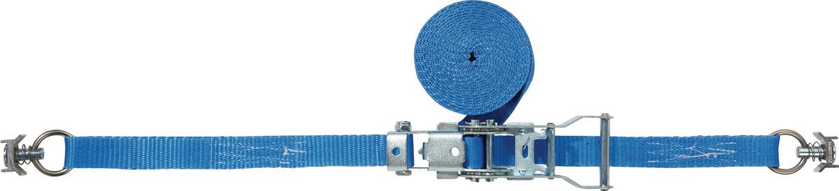 PROMAT Zurrgurt DIN 12195-2, 4 m x 25 mm, mit Ratsche + Airlinebeschlag, LC 750/1500 daN