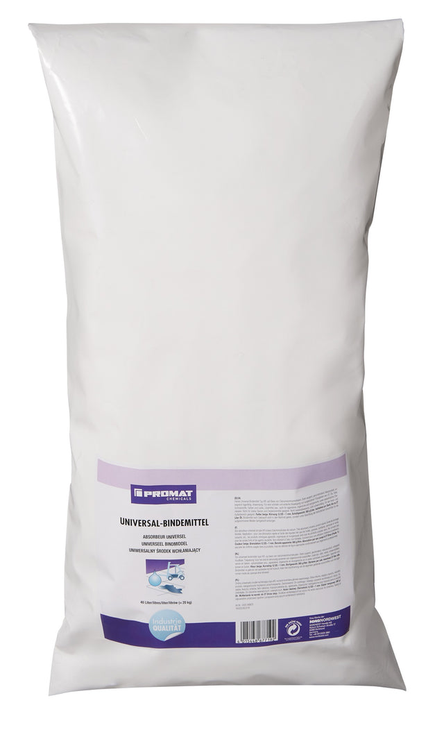 PROMAT CHEMICALS Universalbindemittel 40 l – Öl- und Chemikalienbinder für Werkstatt und Industrie