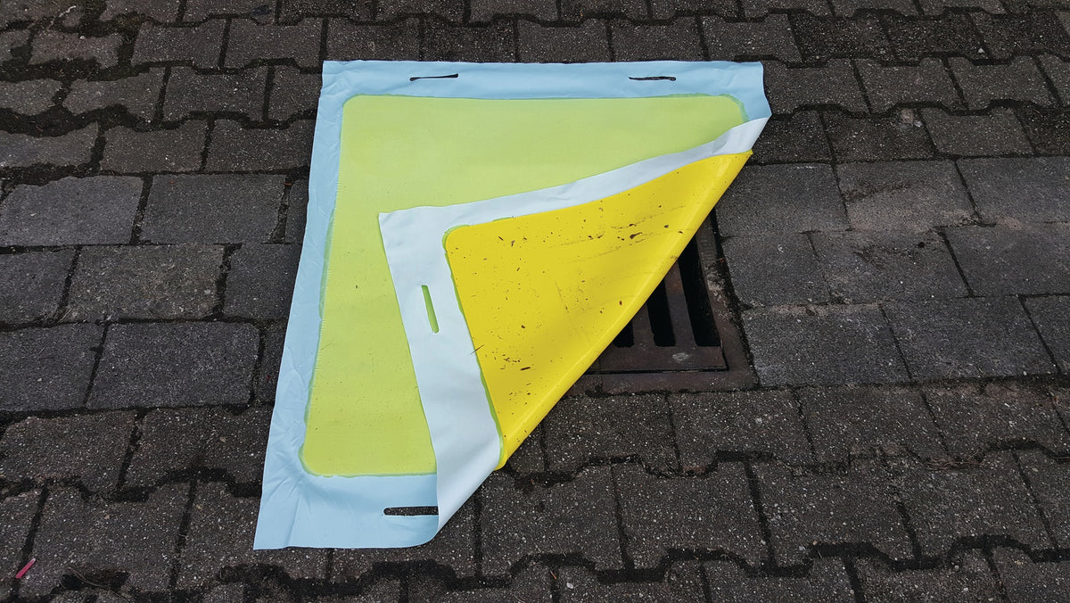 Mehrweg-Kanalabdichtmatte 60x60cm SCHOELLER INDUSTRIES – Wiederverwendbar, Rutschfest, Robust
