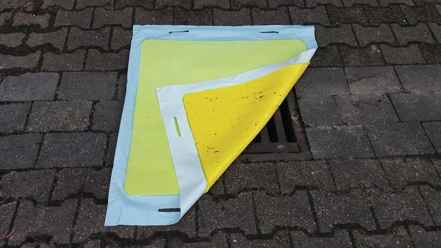 Mehrweg-Kanalabdichtmatte 60x60cm SCHOELLER INDUSTRIES – Wiederverwendbar, Rutschfest, Robust
