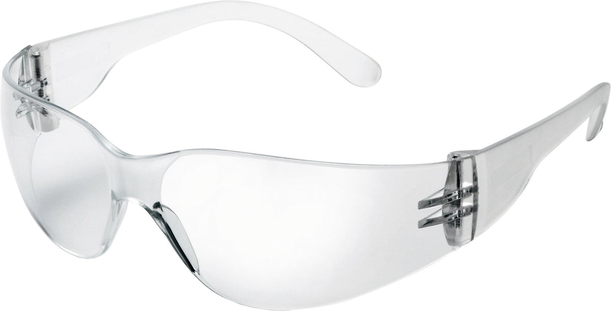 UNIVET Schutzbrille 568 EN 166, EN 170 – Klare Bügel, Polycarbonat, 23 g, für kleine Köpfe