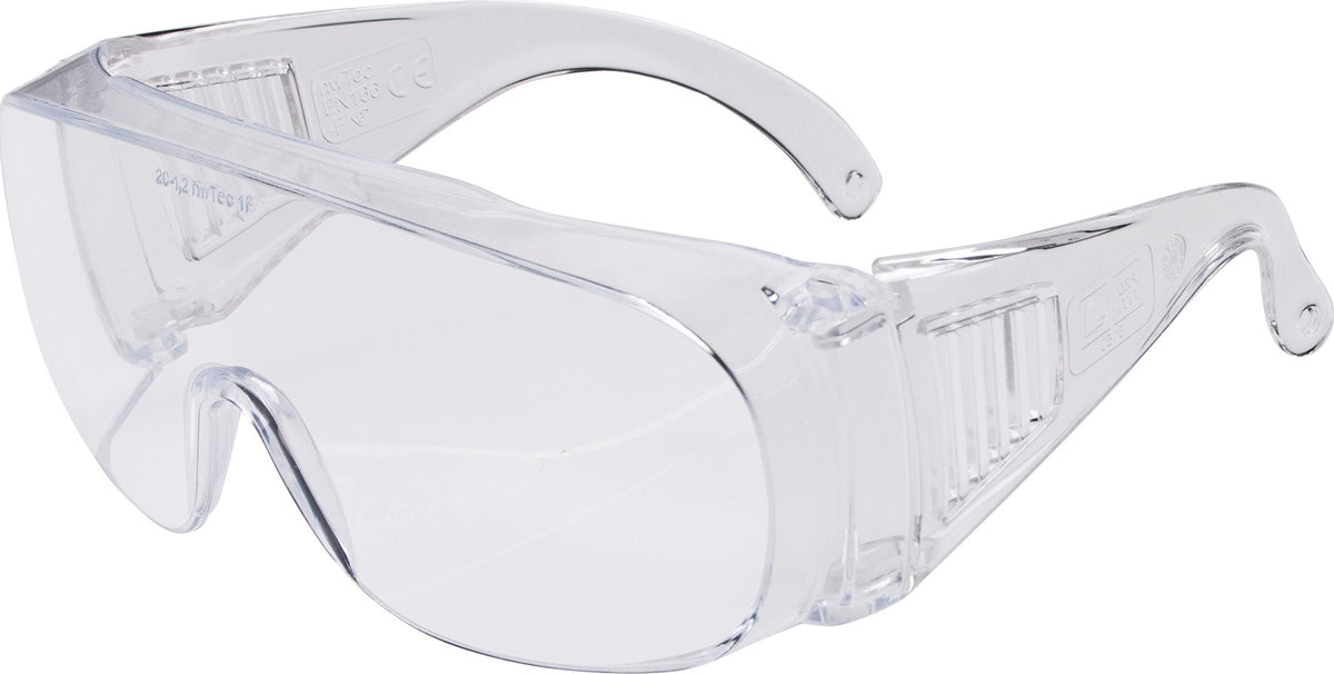 PROFIT Schutzbrille EN 166 mit klaren Polycarbonat-Scheiben – schlagbeständig & leicht