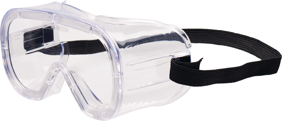 3M Vollsichtschutzbrille Bud 48 AF EN 166 – Klare Polycarbonat-Scheibe, Antibeschlag, Seitenschutz