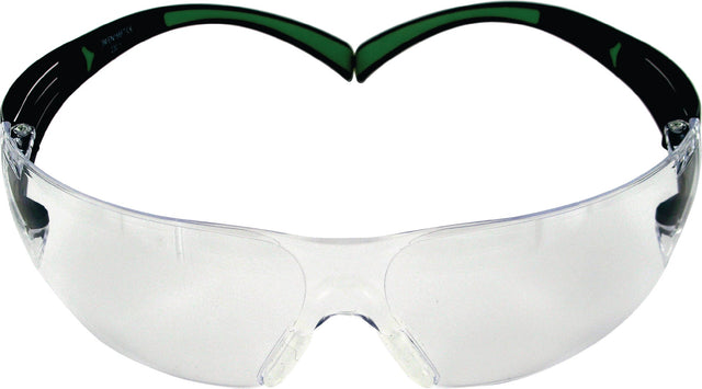 3M Schutzbrille SecureFit SF400 EN 166, EN 170, EN 172 – Leichte Sicherheitsbrille mit Bügeldruckverteilung