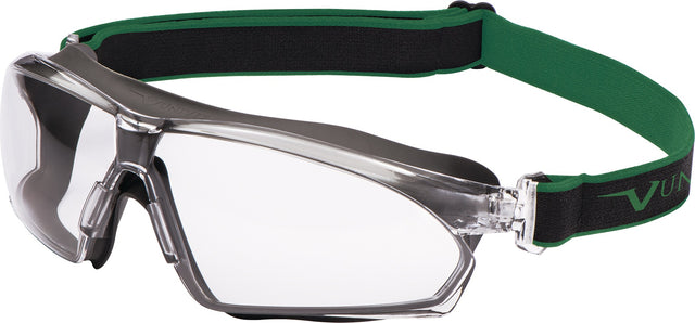 UNIVET Schutzbrille 625 EN 166/170 – Panoramascheibe, Vanguard Plus, für Atemschutzmasken