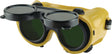 SCHMERLER Schweißerbrille 722 EN 166, EN 175, EN 169 – aufklappbar, DIN 5, kratzfest