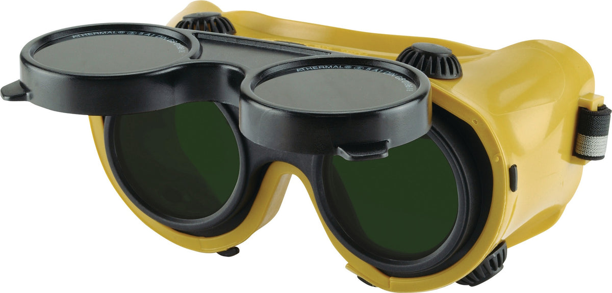 SCHMERLER Schweißerbrille 722 EN 166, EN 175, EN 169 – aufklappbar, DIN 5, kratzfest