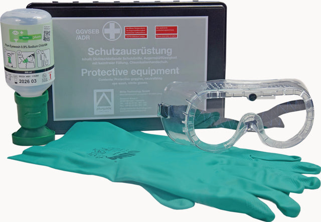 Gefahrgutkoffer 71 SN von Witte Technology – Erste-Hilfe-Koffer B390xH290xT95 mm schwarz