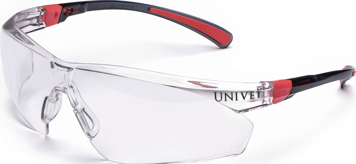 UNIVET Schutzbrille 506 UP – EN 166, EN 170, Anti-Fog & Anti-Scratch, verstellbare Bügel