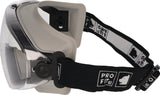 PRO FIT Vollsichtschutzbrille Monza EN166:2001 – klare Polycarbonat-Scheibe, schwarzer Rahmen
