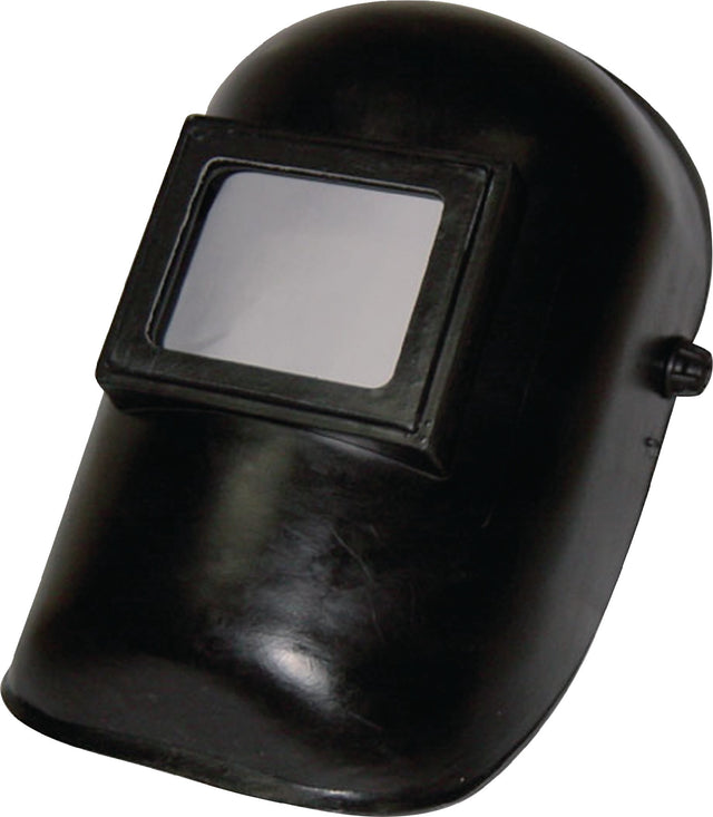 SCHMICO Schweißerkopfschutzhaube mit DIN-9-Glas und Vorsatzglas 90 x 110 mm