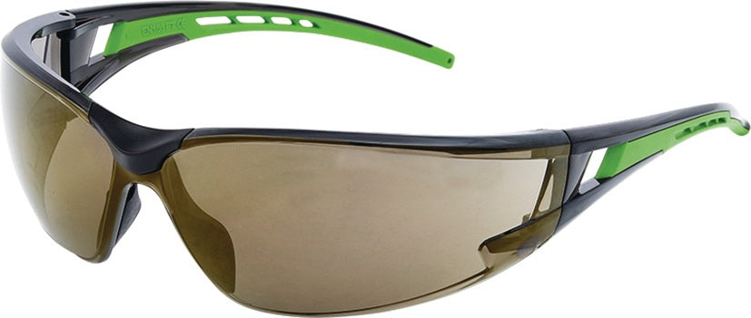 PRO FIT Schutzbrille Racer 2.0 EN 166 EN 170 verspiegelte Scheibe schwarz/grün