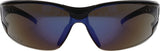 PRO FIT Schutzbrille Racer 2.0 EN 166 EN 172 verspiegelt – Bügel schwarz/blau