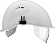 VOSS Schutzhelm VisorLight signalweiß PE EN 397 mit integriertem Visier